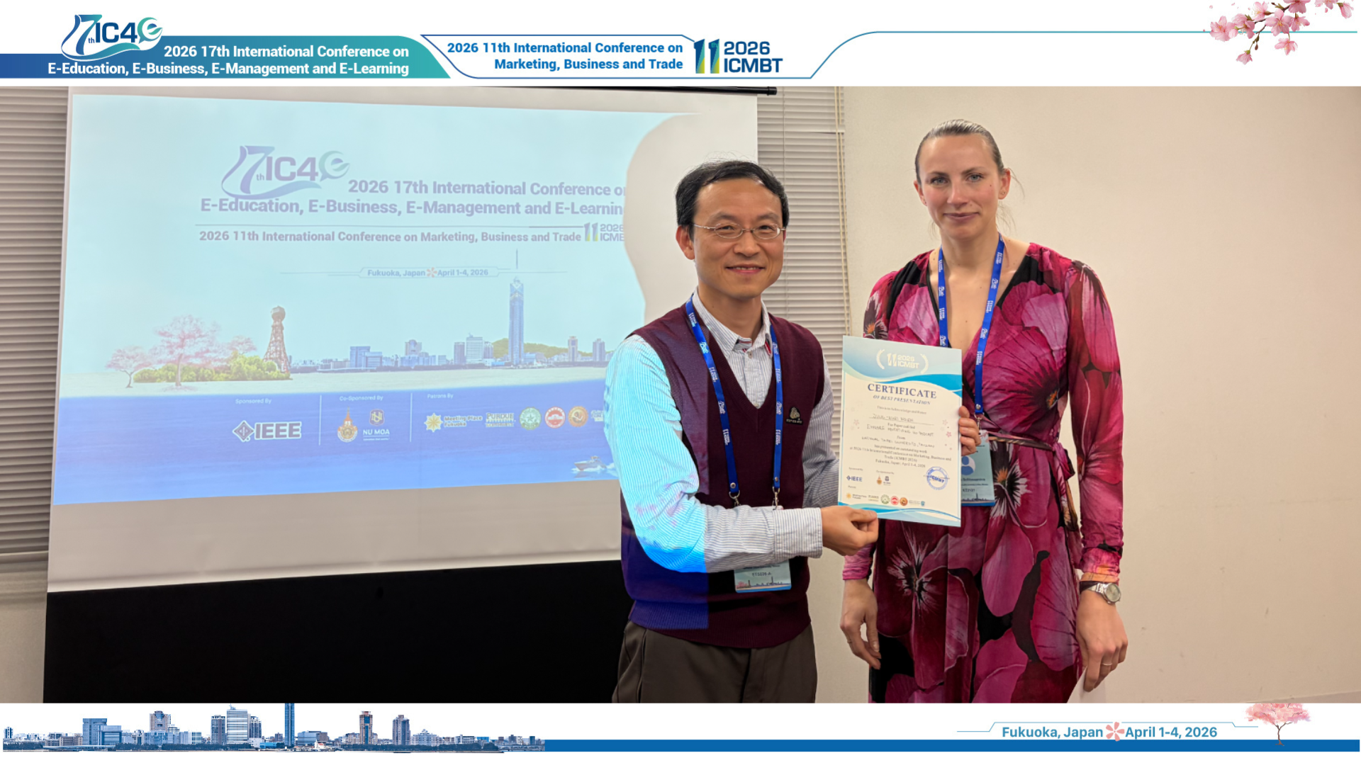 Best Presentation Award Winner - Onsite Session 8
